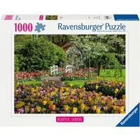 Ravensburger Puzzle Beautiful Gardens, Keukenhof Gardens, Netherlands, 1000 Puzzleteile, Made in Germany