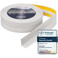 HOLZBRINK Sockelleiste HOLZBRINK selbstklebend PVC 32x23mm, 1 m, L: 100 cm, 1m Rolle, Küchenleiste Abschlussleiste für Badezimmer Farbe: Aschgrau