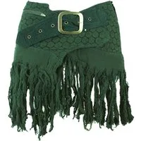 Guru-Shop Minirock Goa Minirock, Wickelrock, Tribal Cacheur,.. alternative Bekleidung