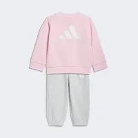 adidas Sportswear Trainingsanzug I BL FL JOG 240 (2-tlg), für Babys, mit 2 Teilen, aus Baumwolle und Polyester
