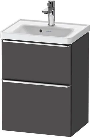 Duravit D-Neo Waschtischunterbau wandhängend Graphit Matt 484x372x625 mm - DE4350010490000 DE4350010490000