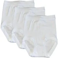 HERMKO Taillenslip 114537103 (Pack, 3er) 100 % Bio-Baumwolle Unterhose mit Weichbund extra hoch