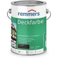 Remmers Wetterschutzfarbe Deckfarbe anthrazitgrau (RAL 7016) 2,5 Liter, für viele Untergründe, hochdeckend, wetterfest