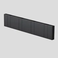 Mai & Mai Wandgarderobe Wandhaken Garderobenleiste Garderobenhaken mit 4/6 klappbaren Haken, Faltmechanik und Anti-Rutsch-Textur