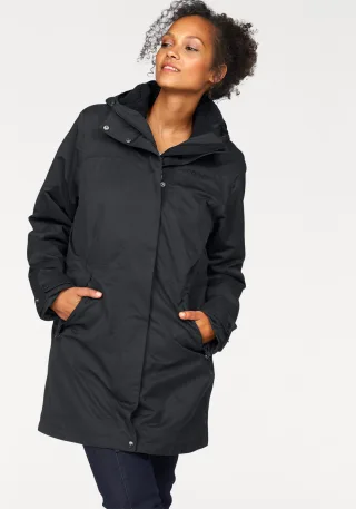 Maier Sports 3-in-1-Funktionsmantel "Doppelmantel Damen" wasser- & winddicht, für den Übergang & Winter, in großen Größen