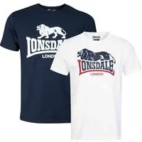 Lonsdale T-Shirt Loscoe (Packung, 2-tlg., 2er-Pack)