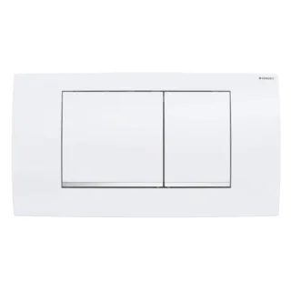 Geberit Geberit Betätigungsplatte Twinline30 für 2-Mengen-Spülung weiss/glanzchrom, 115899KJ1 115899KJ1