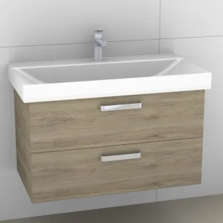 Artiqua 413 Waschtischunterschrank für Xeno 2 500531, 500532 (ehem. 127090, 127093) Sanremo Eiche qu 413-WU2L-K129-7144-428