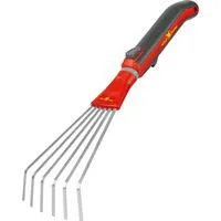 Kleinfächerbesen LD-M /ZM 015, multi-star rot/grau, 11,5cm