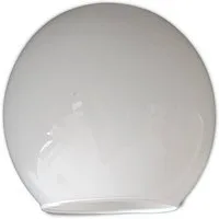 Lichthandel Hoch Lampenschirm Ersatzglas Kugel Weiß - Rundes Lampenglas E14 Fassung Glas Opal Weiß, weiß glänzend, Ideal für DIY-Lampen, Restaurierungen oder als Ersatz