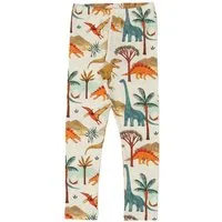Walkiddy Leggings Walkiddy Dinosaurier Kinder Bio Baumwolle GOTS Creme - Bio Baumwolle,GOTS, Kinderbekleidung,nachhaltige Klamotten