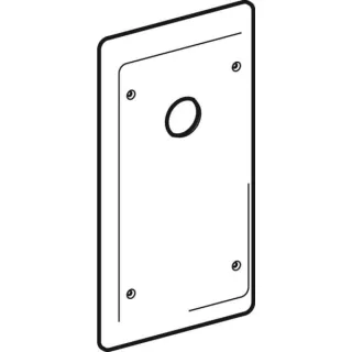 Geberit Abdeckplatte zu Wandeinbausiphon für WT 254408111