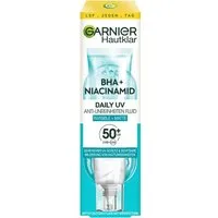 GARNIER Gesichtsfluid Hautklar Bha + Niacinamid Daily Uv Fluid, 1-tlg.