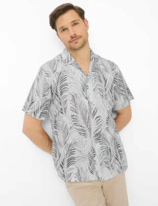 Brax Herren Hemd Style LEO thyme, grün, Gr. XXXL