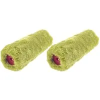 varivendo Fassadenwalze Fassaden Ersatzwalze 25 cm, gepolstert, 2 Stück, grün (Set, 2-St., Fassaden-Ersatzwalzen), Farbrolle Malerwalze Fassadenwalze Malerrolle Farbwalze
