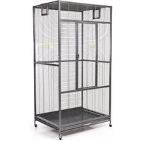 Montana Cages Vogelkäfig New Sydney - Antik, Wagerechter Verdrahtung ca. 90 x 70 x 180 cm, XXL Sittich Voliere Zink- und Schwermetall-frei, Ungiftig
