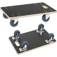 FIVMEN Möbelrolle Rollbrett Transportroller 60x40x14.5 cm mit Bremse, Möbelroller, (1-St., Transport mit Transporthilfe), Umzug Möbel-Transport bis zu 200 kg Traglast
