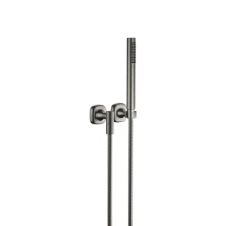 Dornbracht Schlauchbrausegarnitur mit Einzelrosetten COYA 27808404 Dark Chrome,27808404-19 27808404-19