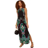 Love & Roses Midikleid Love & Roses Neckholder-Midikleid, Regular (1-tlg)