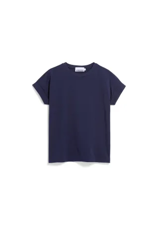 Armedangels - IDAARA T-SHIRT tinted navy - Gr. - XS