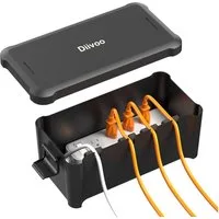 Diivoo Kabelkanal Kabelbox wetterbeständige Schutzbox für Verlängerungskabel