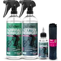 bio-chem Fahrradreiniger-Set – Professionelle Reinigung & Pflege inkl. Zubehör Zweiradreiniger (Sparpaket, [- Fahrrad-Reinigung BASIC-SET 4-teilig 4-teiliges Fahrradpflege-Set)