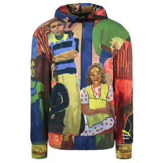 Puma x Kidsuper Studios Langarm Pullover Mens Printed Hoodie 530407 02
