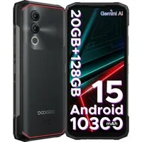 DOOGEE BLADE 20 Android 15 10300mAh 6.6Zoll Handy Ohne Vertrag Outdoor Mobile Smartphone (16,66 cm/6.6 Zoll, 128 GB Speicherplatz, 16 MP Kamera, 20GB+128GB/2TB Handy,Rugged & Slim smartphone, NFC/IP68/69K)