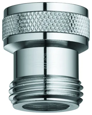 Grohe Rückflussverhinderer 14165 AG 1/2" IG 1/2" 2 Stück chrom, 1416500M 1416500M