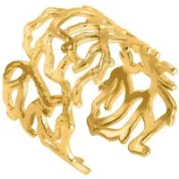 Heideman Fingerring Maeci goldfarben (Ring, 1-tlg., inkl. Geschenkverpackung), One Size Ring Frauen