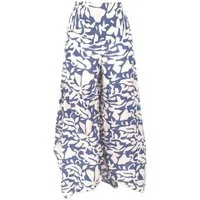 Guru-Shop Relaxhose Palazzohose, weite bedruckte Boho Sommerhose,.. alternative Bekleidung