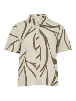 VILA - VIPRISILLA S/S SHIRT - Gr. - 42