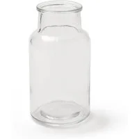 Annastore Dekovase Glasflasche EMMA Apothekerflaschen Glasvase Blumenvase (12 St)
