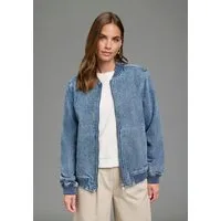 Arizona Jeansjacke im winterlicheren Denim hüftlang, Comfort Fit, mit Reißverschluss