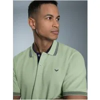 Trigema Poloshirt TRIGEMA Poloshirt mit kontrastfarbigen Akzenten (1-tlg)