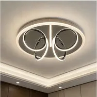 ZMH LED Deckenleuchte 3000K Warmweiß aus Eisen und Acryl, LED fest integriert