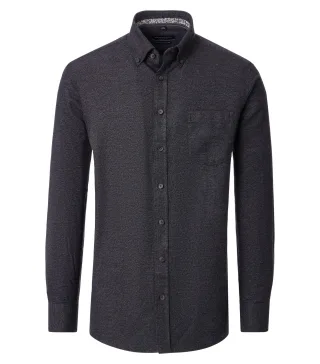 CASAMODA - Freizeithemd schwarz - Gr. - XXL