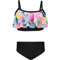 Aquarti Bustier-Bikini Aquarti Mädchen Bikini Set Bustier Bikinislip Zweiteiliger Badeanzug