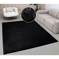OTTO home Fellteppich Balu, Kunstfellteppich, Modern, Langflor Teppich, rechteckig, Höhe: 20 mm, Kaninchenfell-Haptik, kuschelig, weich, Wohnzimmer, Schlafzimmer