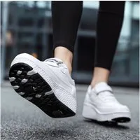 HUSK'SWARE Rollschuhe, (Rollschuh-Sneaker, zwei Rädern, verstärkter Aufbau), Leichte Rollschuh-Sneaker mit zwei Rädern,atmungsaktives Material
