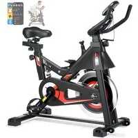 WILGOON Heimtrainer 3in1 Heimtrainer Fahrrad 150kg, 6kg Schwungrad leise (Stufenlose Widerstandsregelung für intensives Training, Klappbar & platzsparend, ideal für Zuhause und Büro), Mit Puls sensor, LCD Monitor und App kompatibel