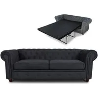 Sofnet Schlafsofa Asti 3 Bis, mit Schlaffunktion, Chesterfield Sofa 3-er, Sofagarnitur, Bettsofa