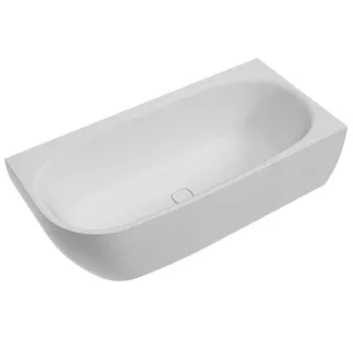 Hoesch iSENSI Eck-Badewanne 3972.010 160x75cm, rechte Ausführung, 149 l, Überlaufschlitz