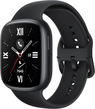 Honor Watch 4 [inkl. Silikonarmband schwarz] 45mm Aluminiumgehäuse schwarz