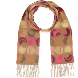 Halsüberkopf Accessoires - 30x180 Damenschal Fantasy camel - Gr. - OS