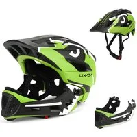 Lixada Kinderhelm Integralhelm Kinder Fahrradhelm Helm Radfahren Skateboarding, ab 2 Jahren, 13 Lüftungsschlitze, Mundschutz