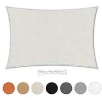 Hometex Premium Textiles Sonnensegel Sonnenschutz Windschutz - robust, stabil & vielseitig, robuster und stabiler Schattenspender für Garten, Balkon und Terrasse