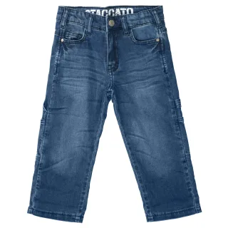 STACCATO - Kn.-Thermojeans dark blue denim - Gr. - 92