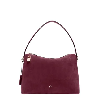 Delia Suede Beuteltasche M