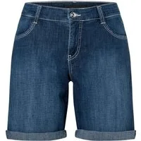 MAC Stretch-Jeans MAC SHORTY dark blue basic used 2387-90-0344 D842 - ULTRALIGHT DENIM